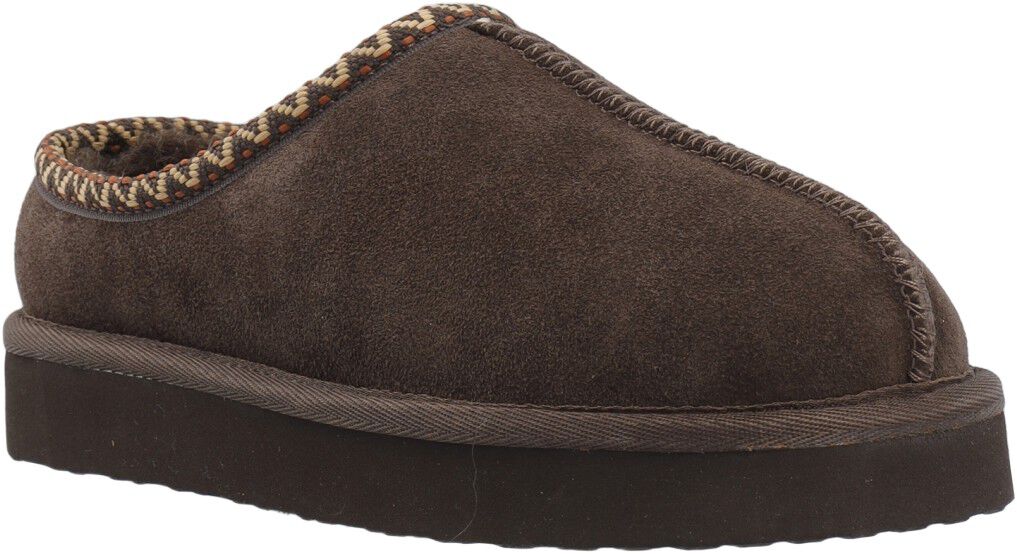 BIASNOW Flatform Binded Slip In Shoe Suede