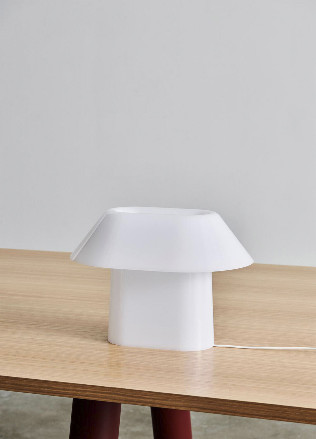 Drome Table lamp-White opal Acrylic