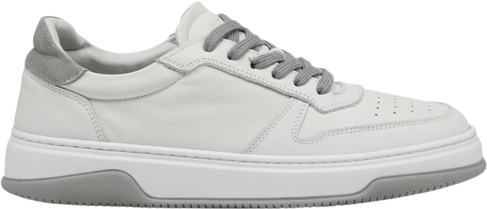 Ace - White / Light Grey Leather