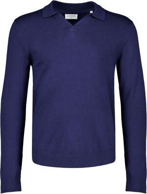 Ecovero L/S v-neck polo