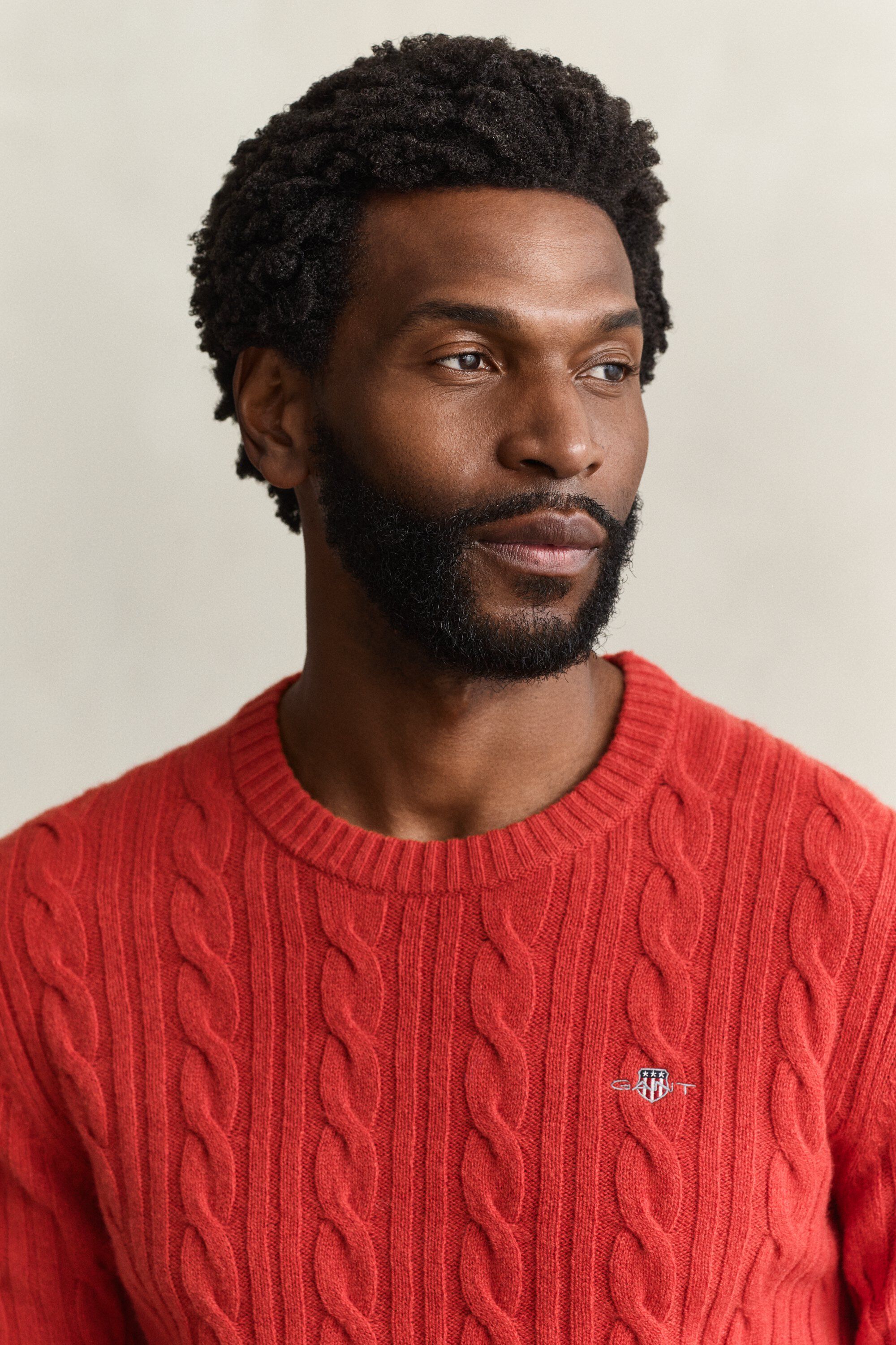 LAMBSWOOL CABLE C-NECK