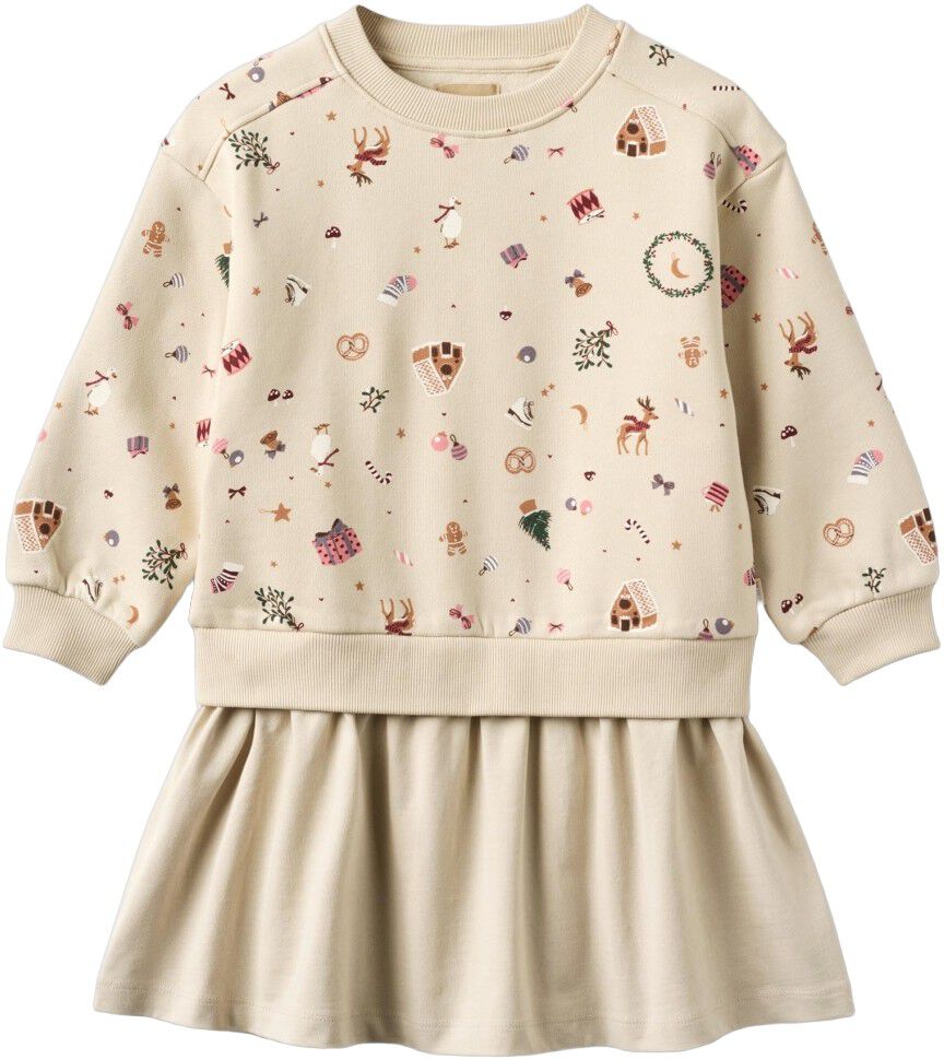 Lang&aelig;rmet Sweat Kjole Maggie