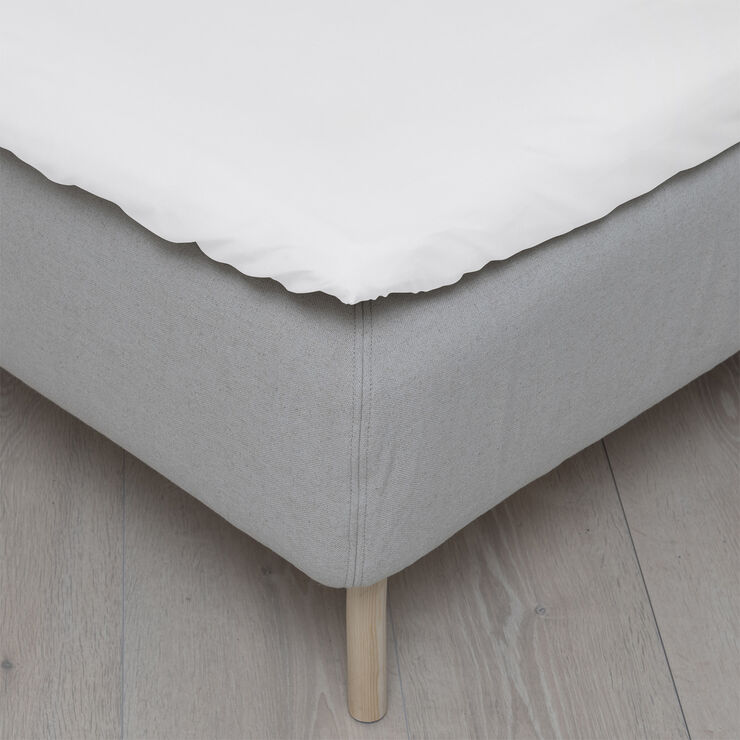 Ekstra fin bomuld lagen hvid