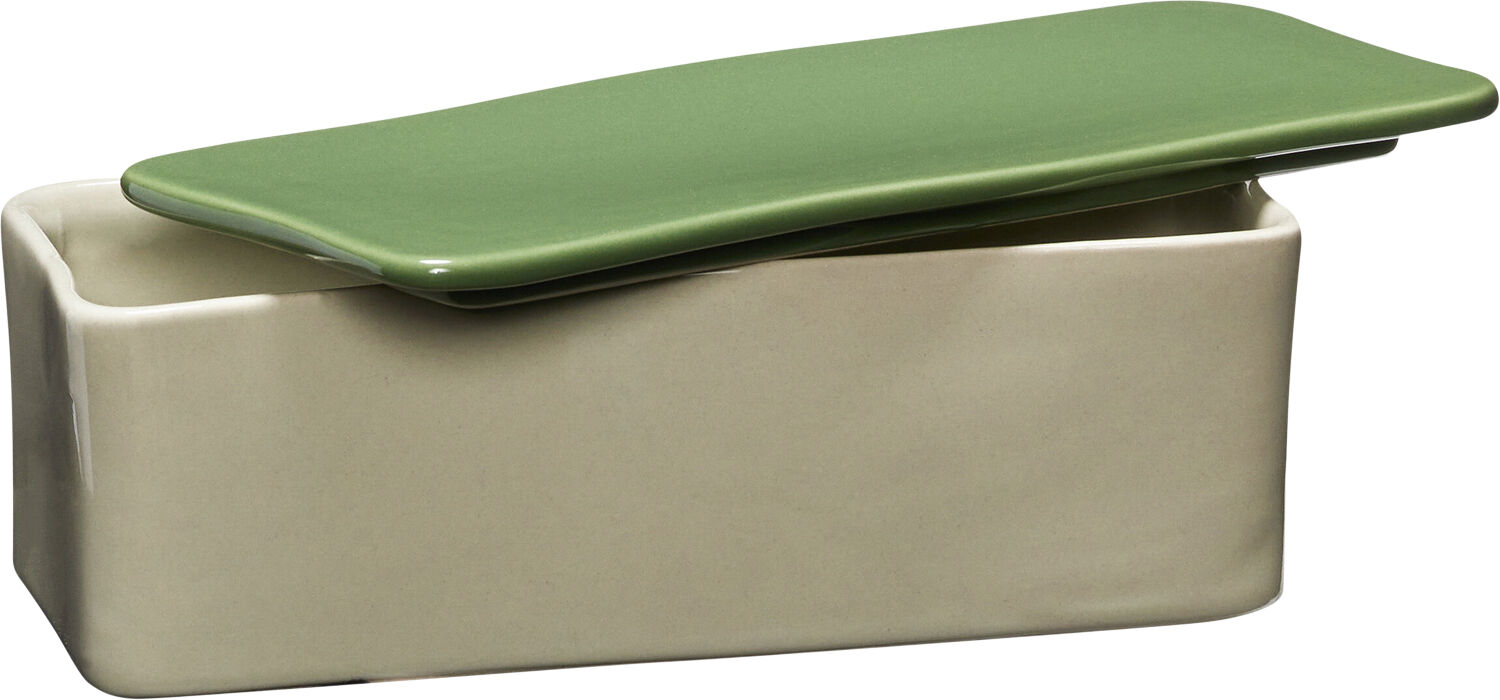 Amare Skrivebordsordner Small Sand/Gr&oslash;n