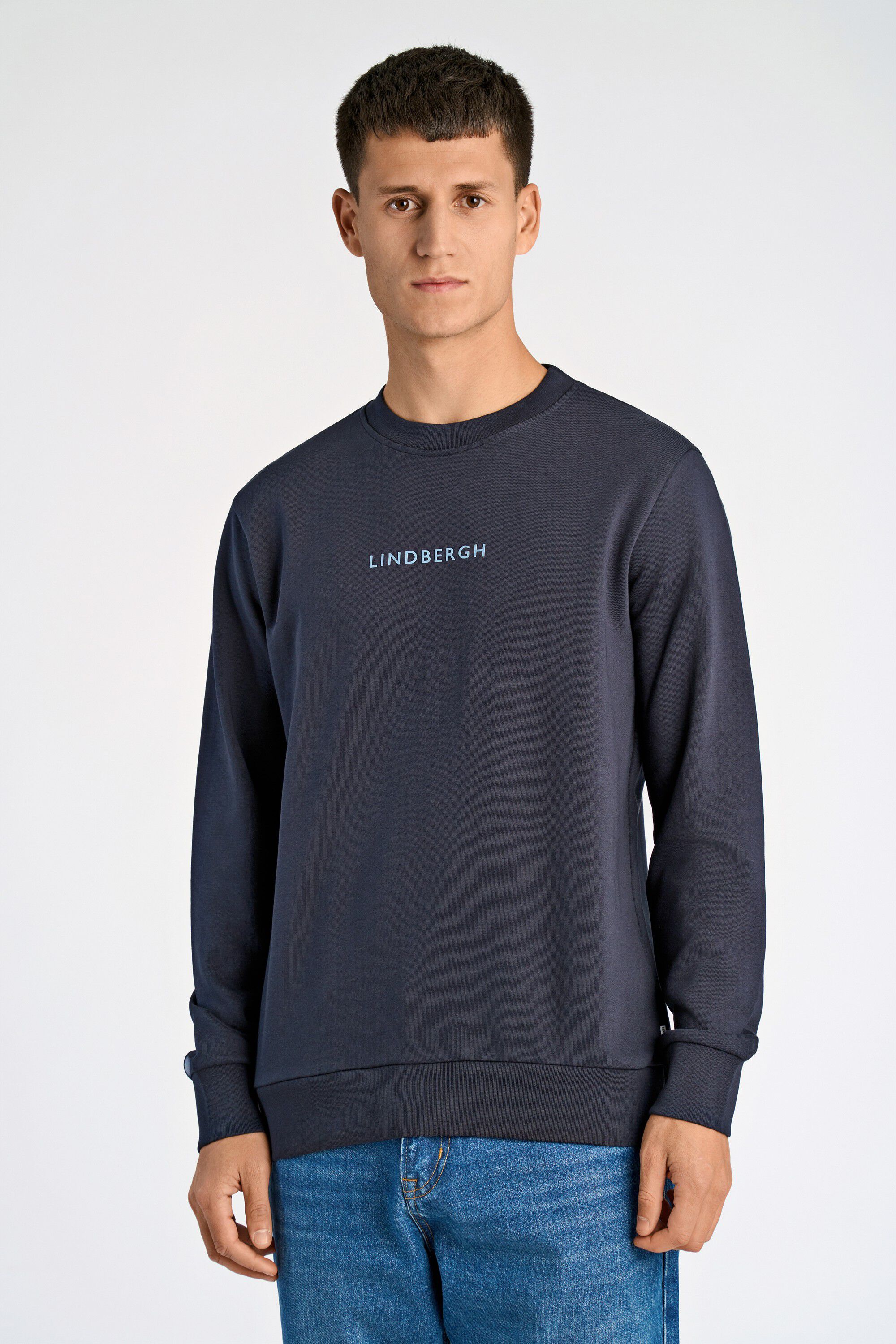 Logo chest print o-neck sweat