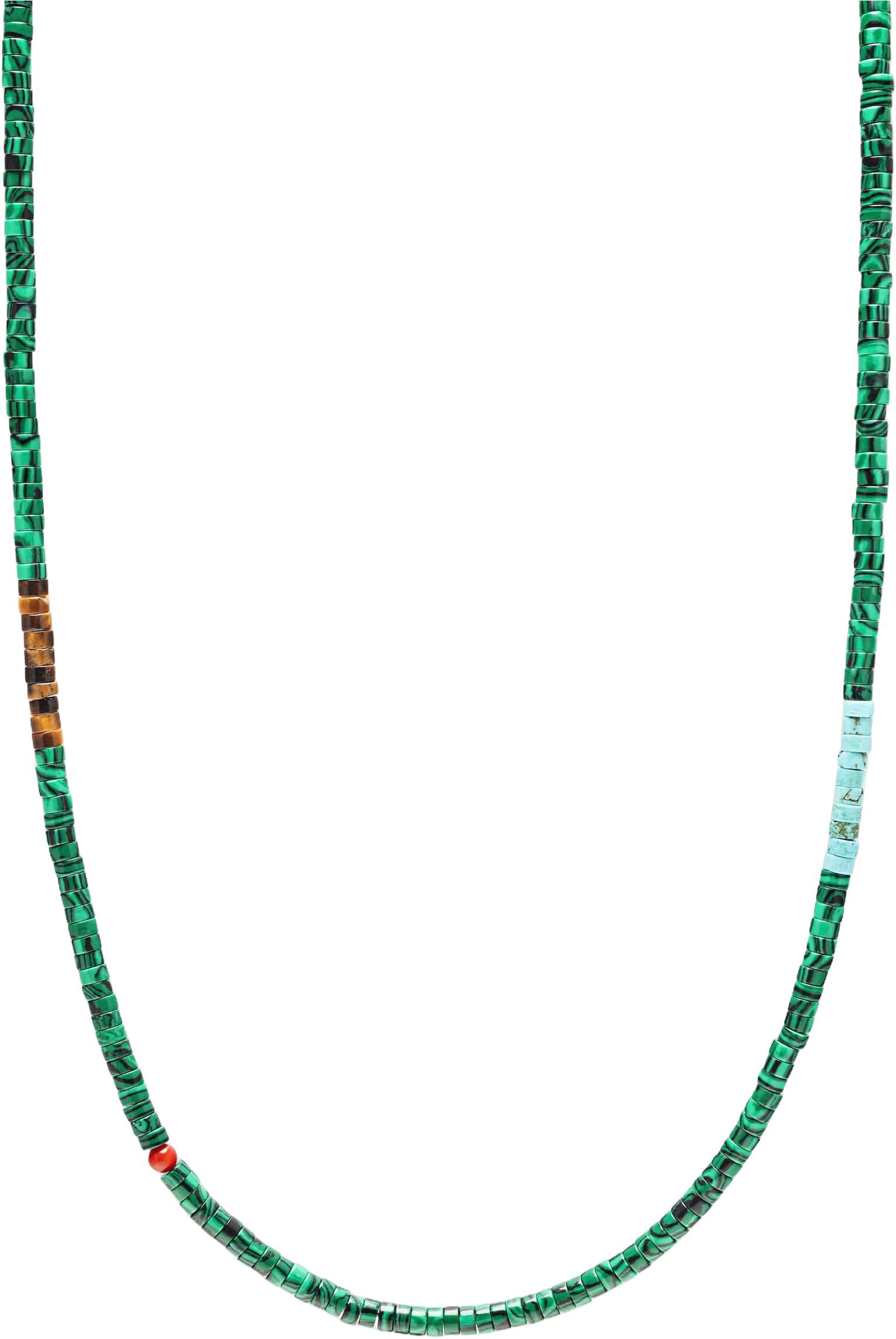 Green Malachite Heishi Necklace