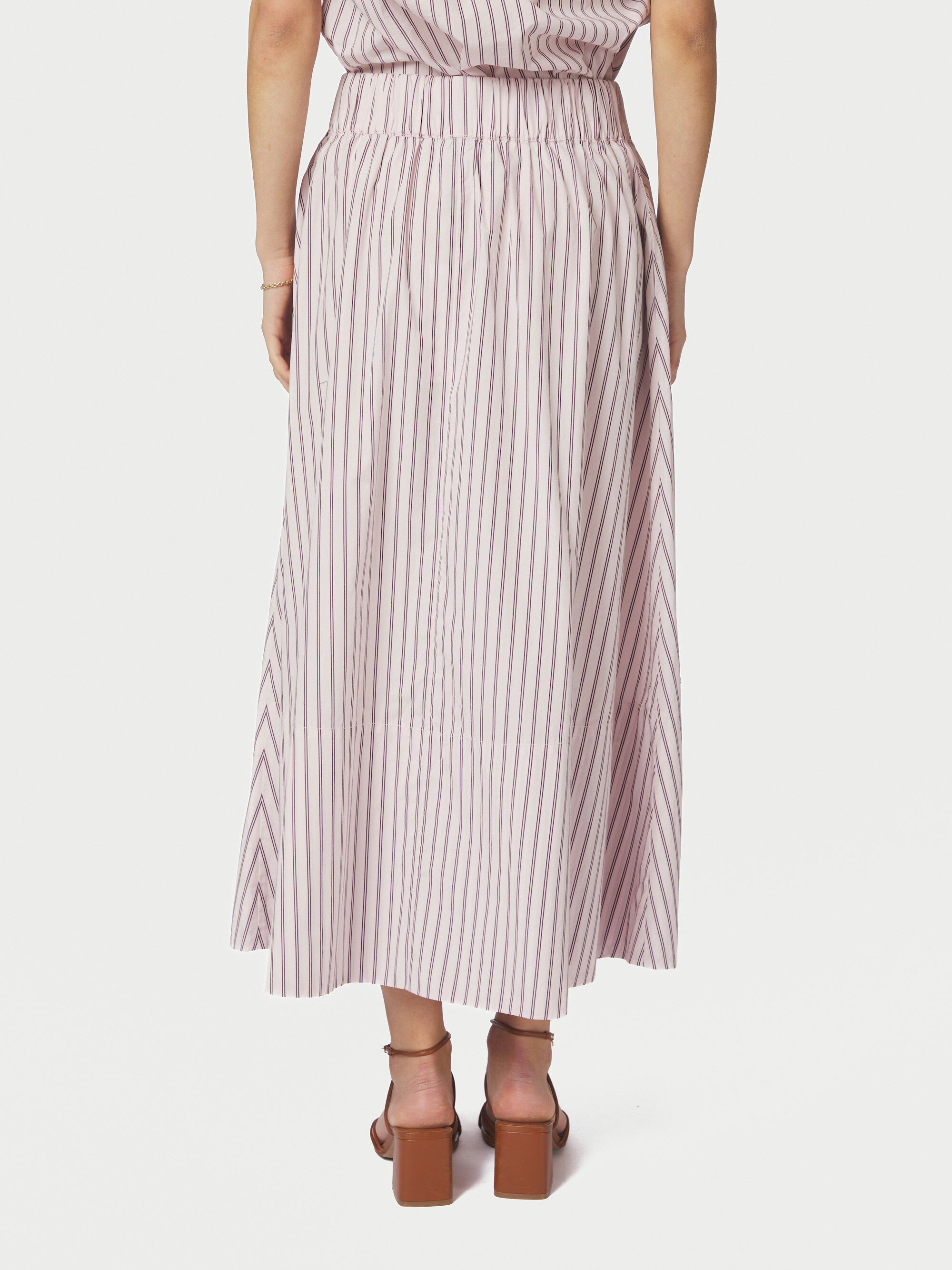 Yara Long Double Stripe Skirt