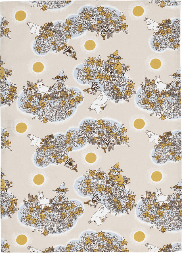 Moomin Arabia 50x70cm viskestykke Venner For Evigt GOTS