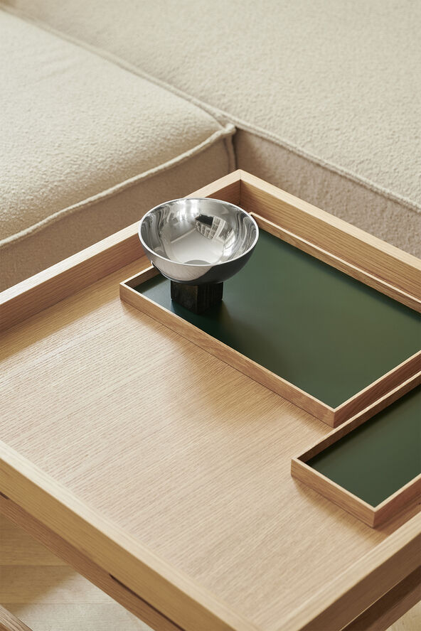 Frame tray medium oak/green