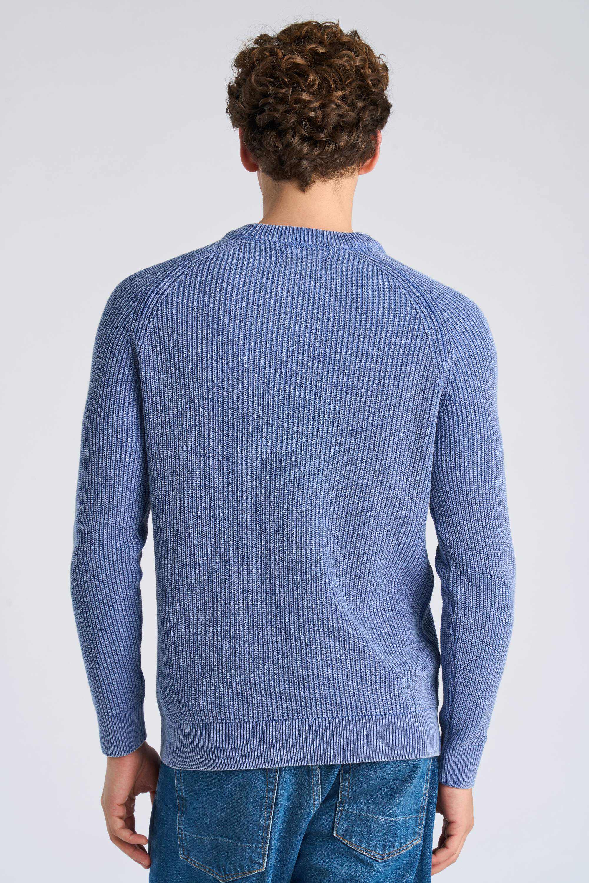 Recycled acid crew neck L/S