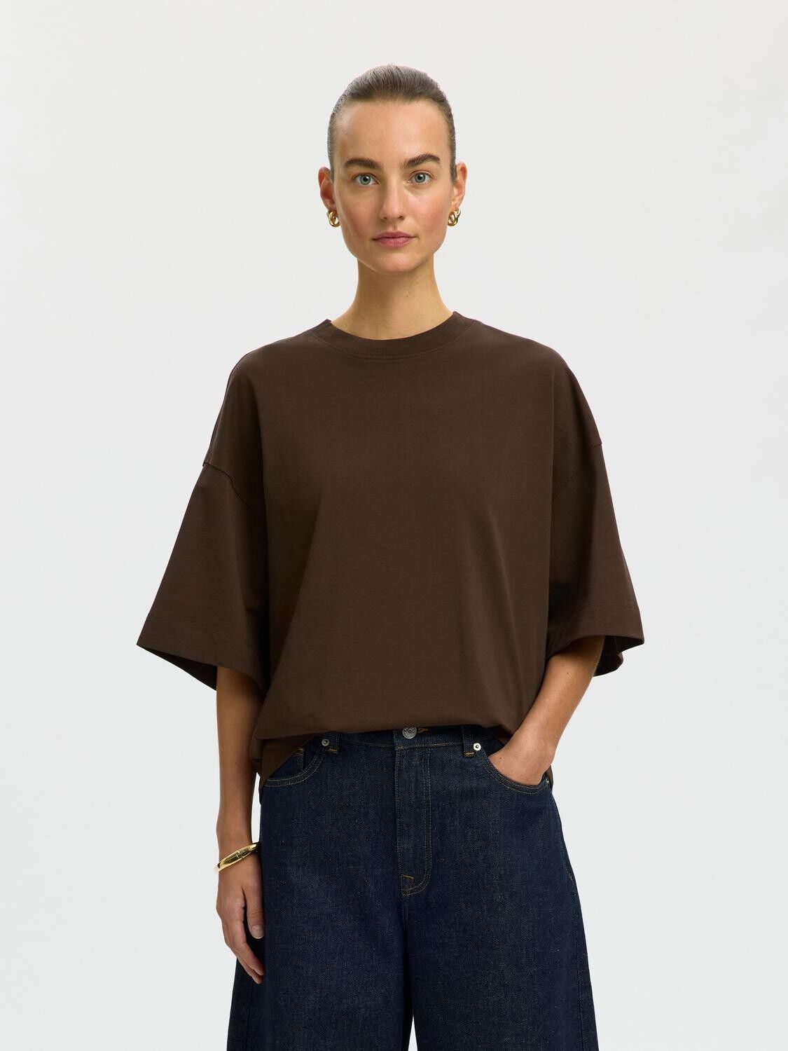 Slwcolwoman 2/4 Oversized Tee Noos