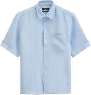 Kent collar, short sleeves, one rec