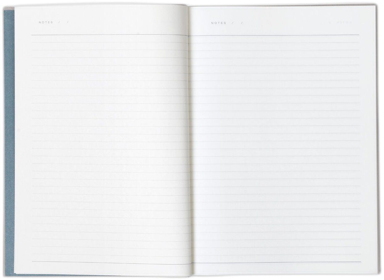 BEA notebook with elastic band