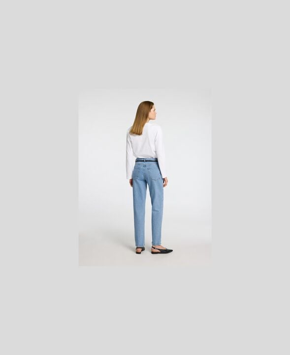 SLFALICE MW STRAIGHT LIG BLUE JEANS