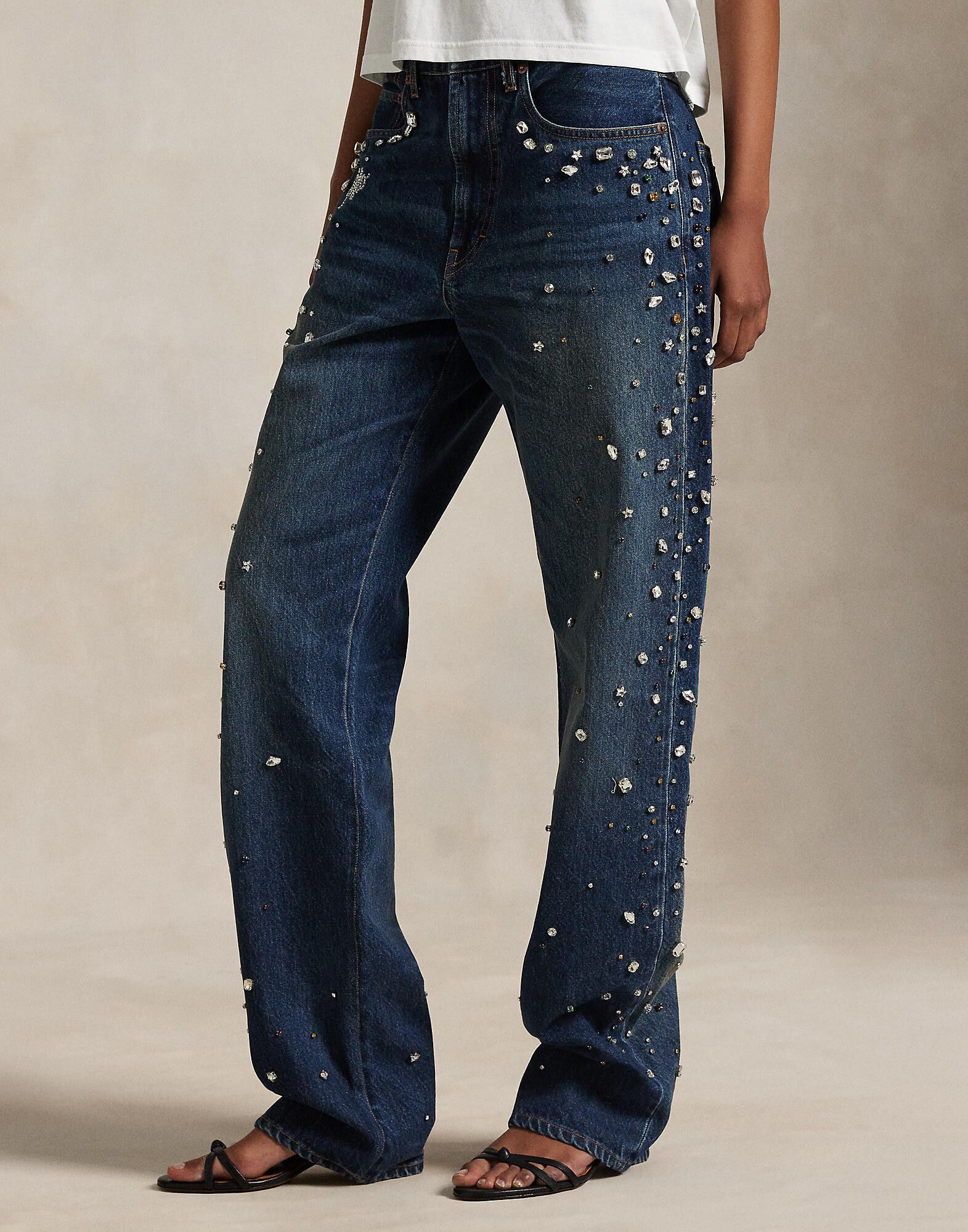 High-Rise Relaxed Straight Jean
