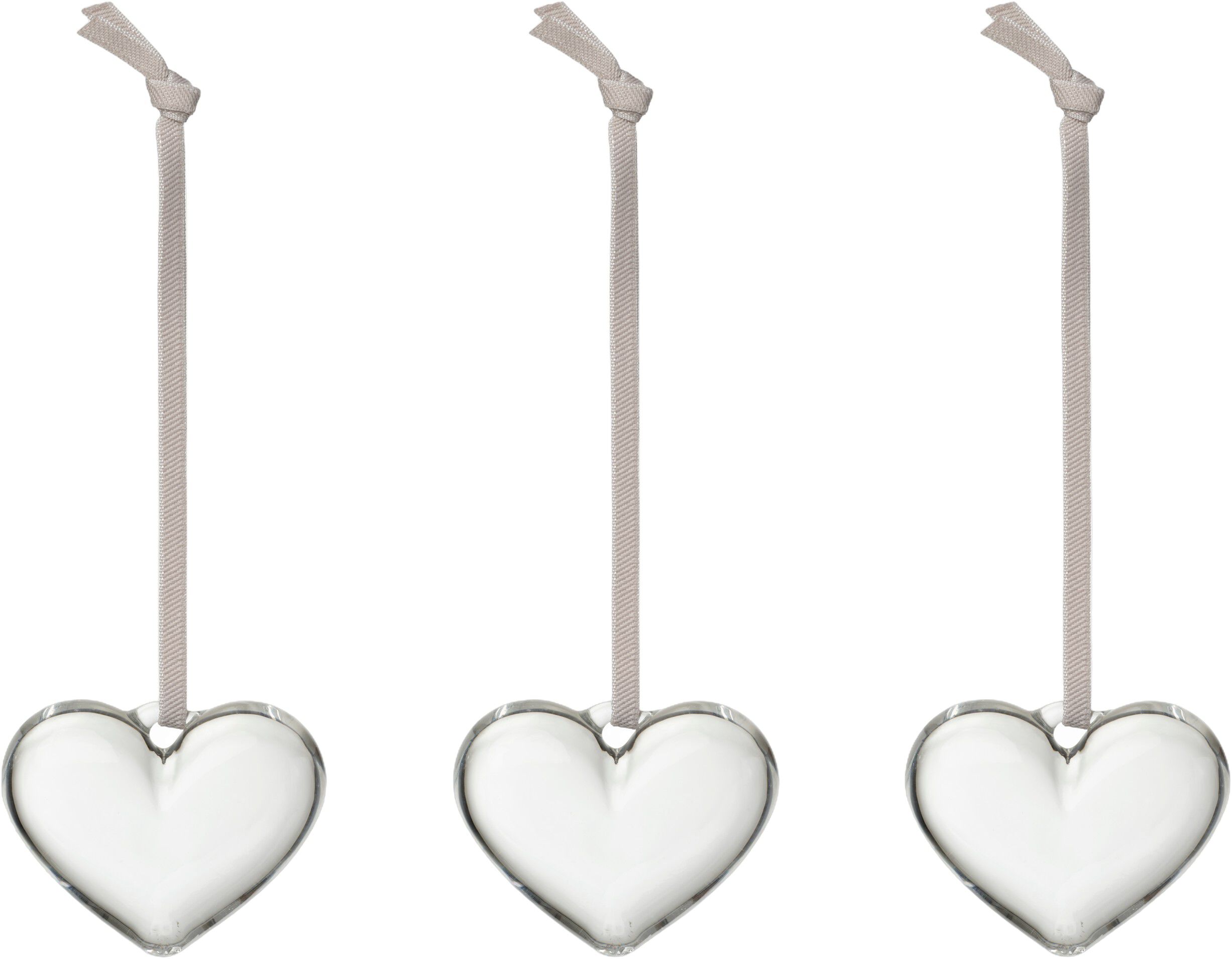 Iittala glashjerte 50mm klar 3 stk