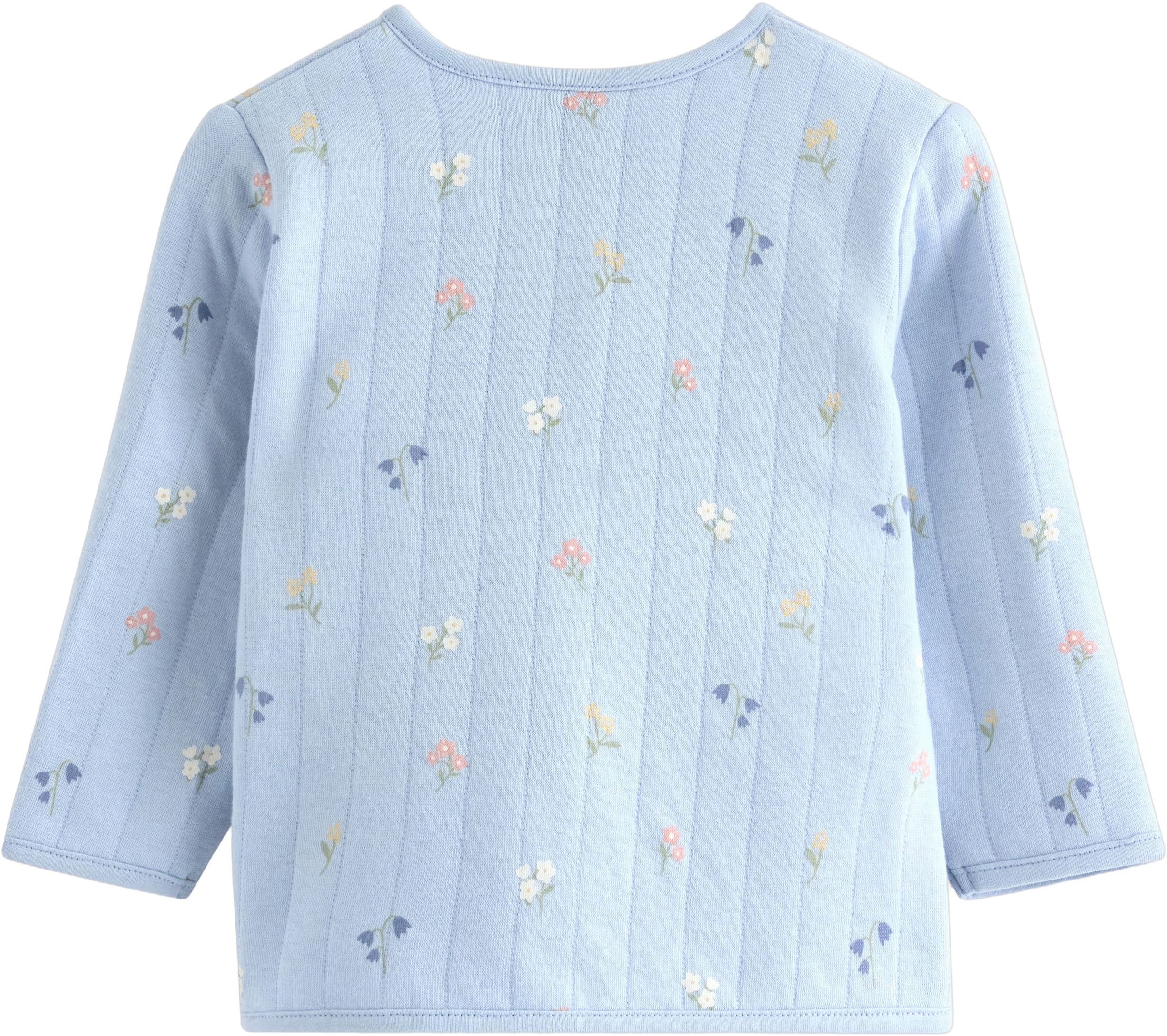 Myk, vattert jakke i bomull med run