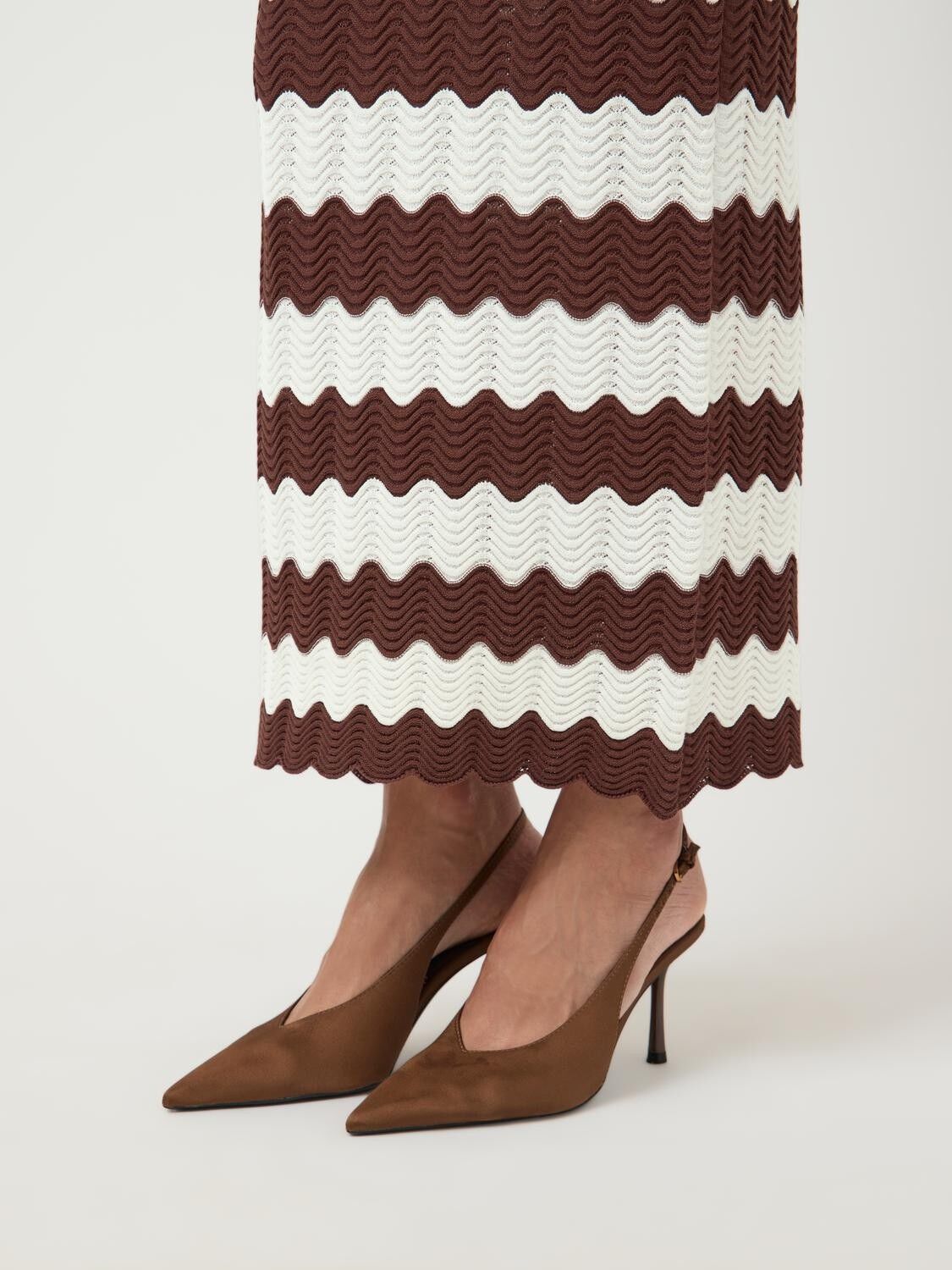 Yasbee Hw Long Knit Skirt