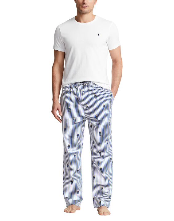 Cotton Jersey Crewneck Sleep Tee