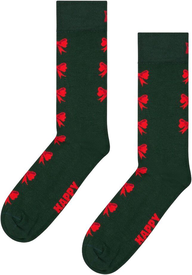 2-Pack Knit And Bow Socks Gift Set