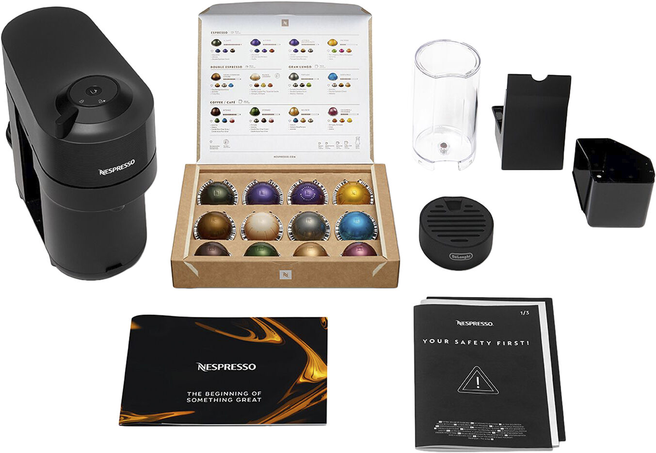 Nespresso Vertuo Pop coffee machine fraDeLonghi, Liquorice Bl