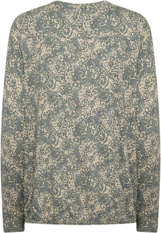 SC-FELICITY AOP 491 Bluse Lysegrøn