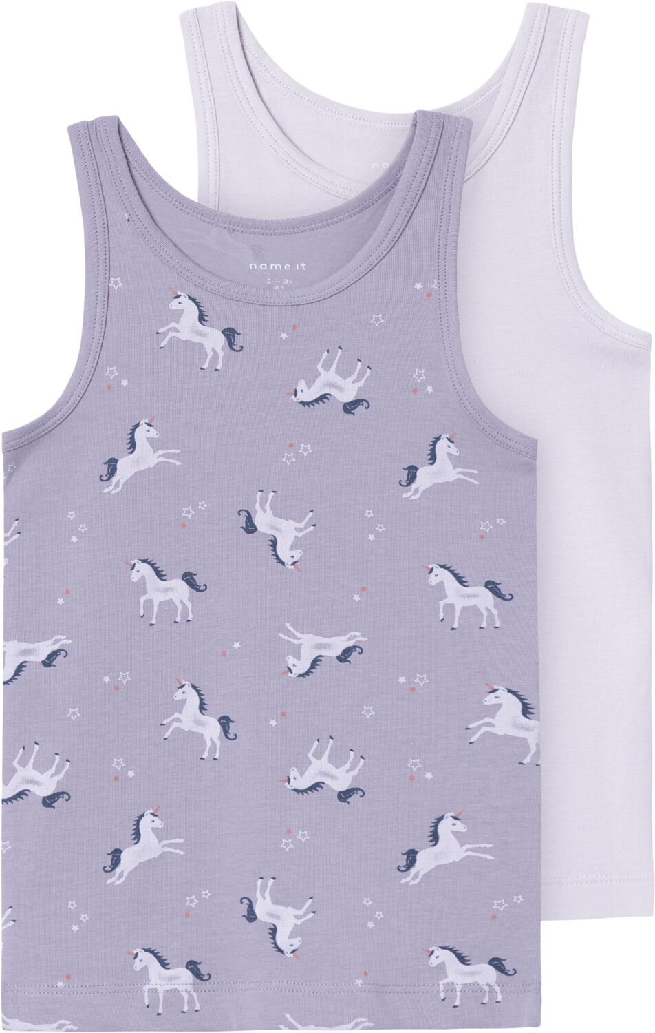NMFTANK TOP 2P LAVENDER UNICORN NOO