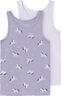 NMFTANK TOP 2P LAVENDER UNICORN NOO