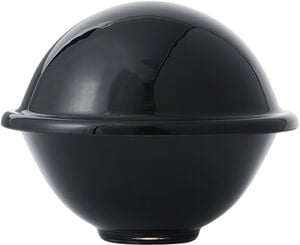 Chapeau large glass, Black