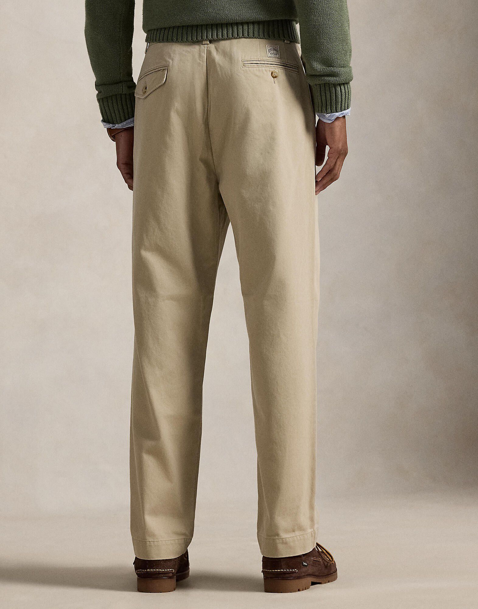 Whitman Relaxed Fit Pleated Chino Pant