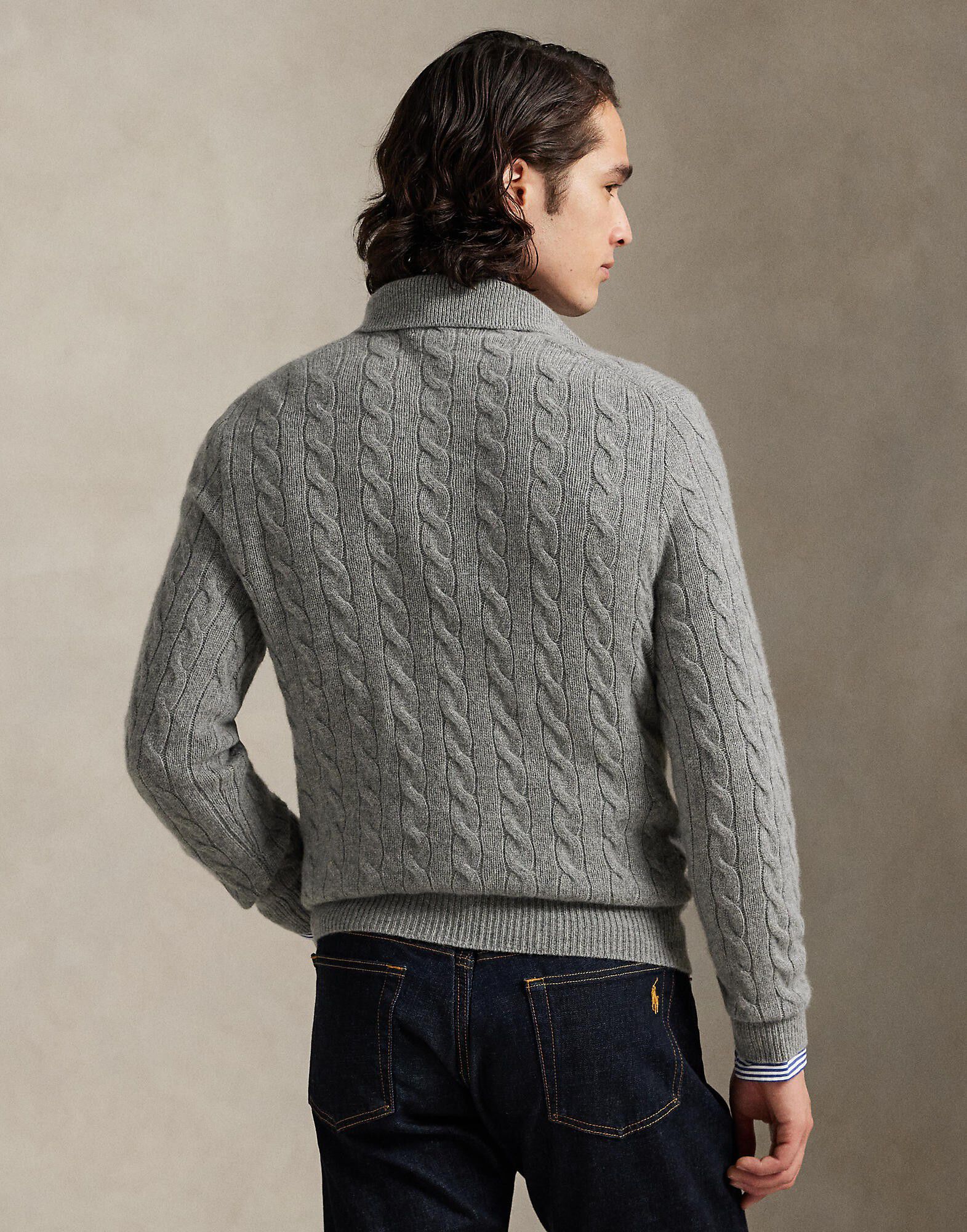 Cable-Knit Wool-Cashmere Sweater