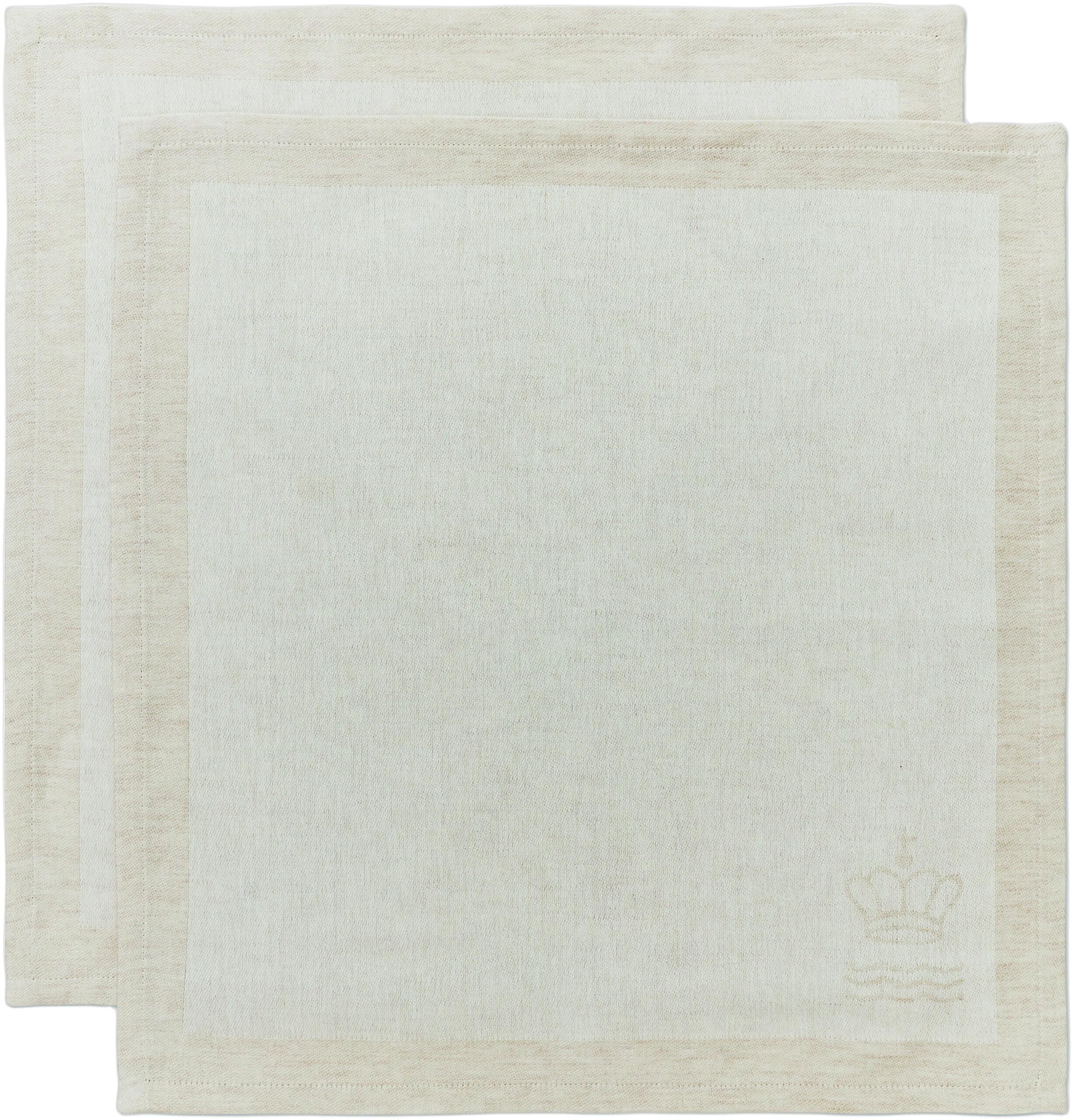 Waves serviet, hvid 44X44 2stk