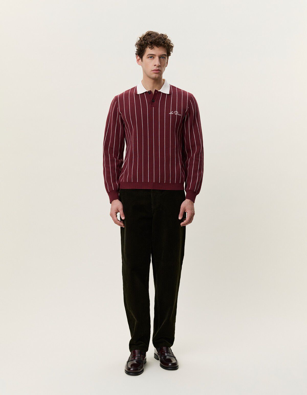 Signature Knitted Ls Polo