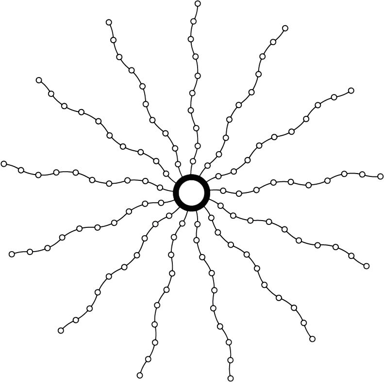 Knirke juletr&aelig;sk&aelig;de 234 lys
