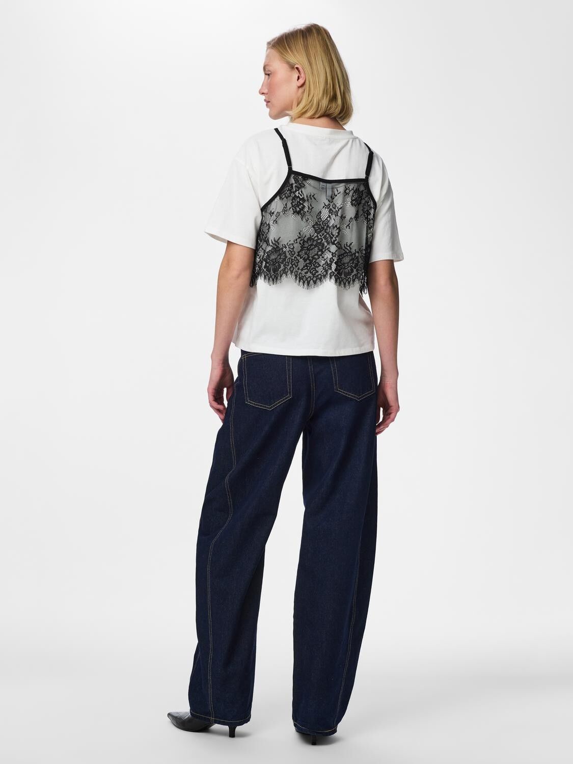 Pcfnug Ls Lace Singlet Layer Tee Jrs D2D