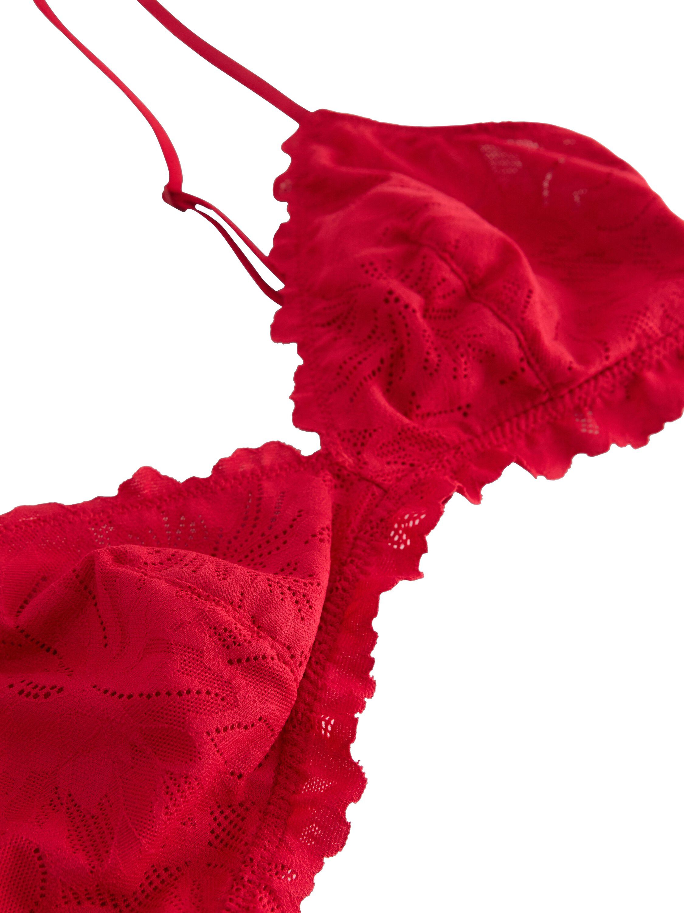 Superbl&oslash;d uvatteret bl&oslash;d bh med mes