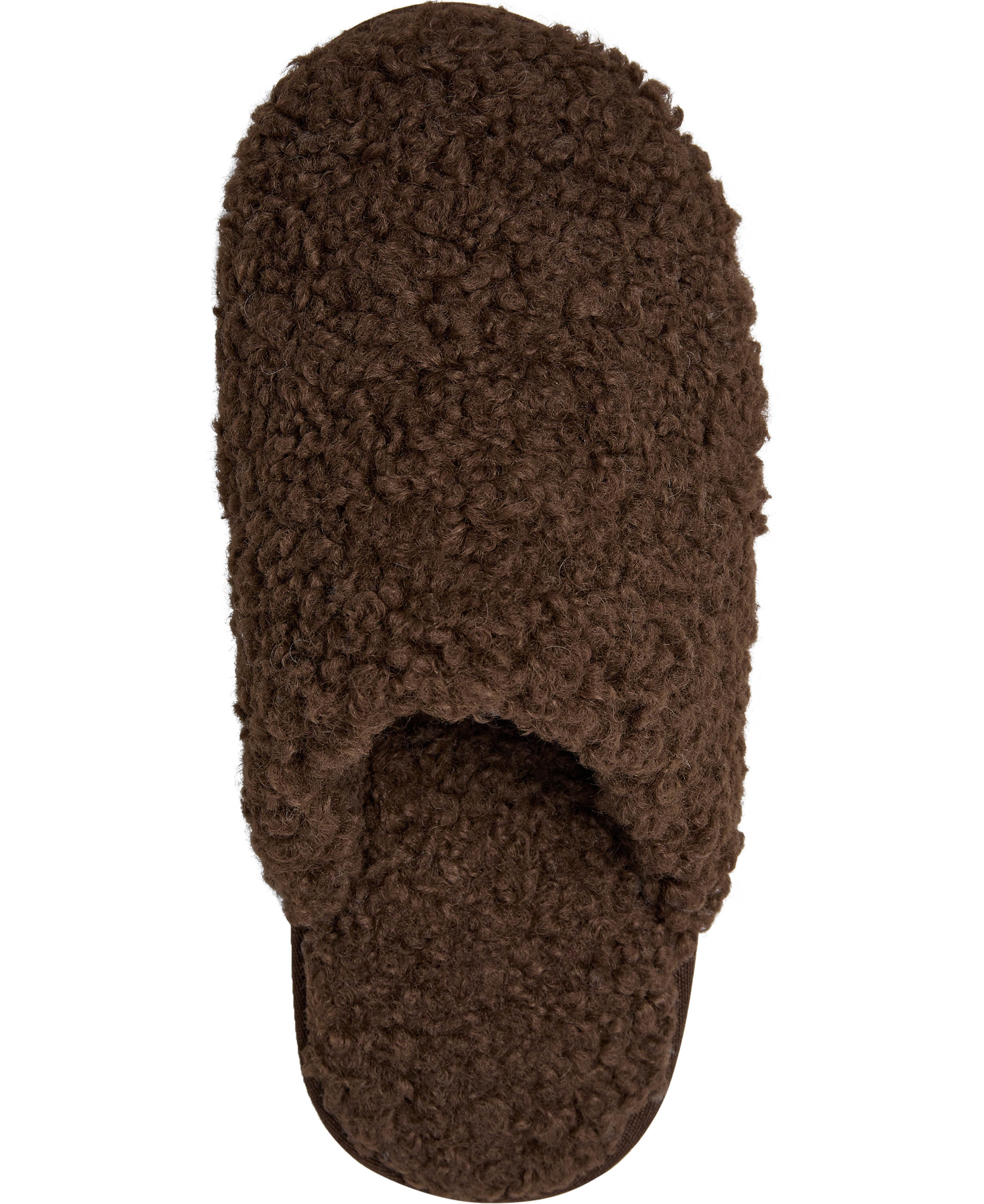 Slipper in Curly upper - Beige