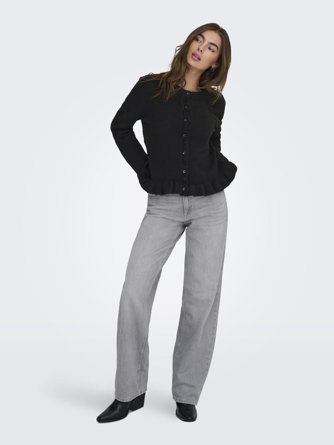 ONLRIMA LIFE LS FRILL BUTTO CARDI C