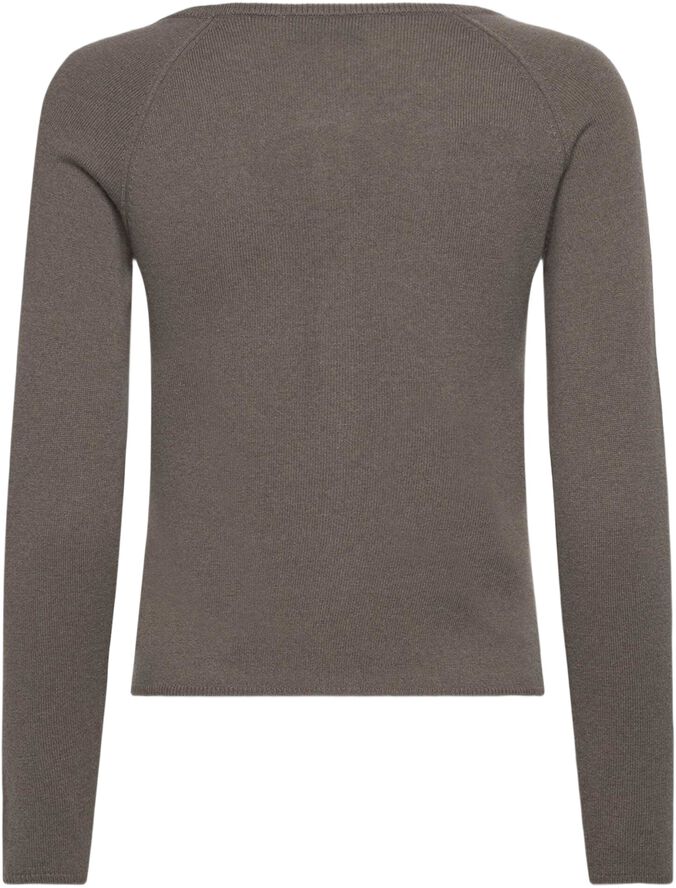 RWLaica Cashmere LS O-neck Raglan Cardigan