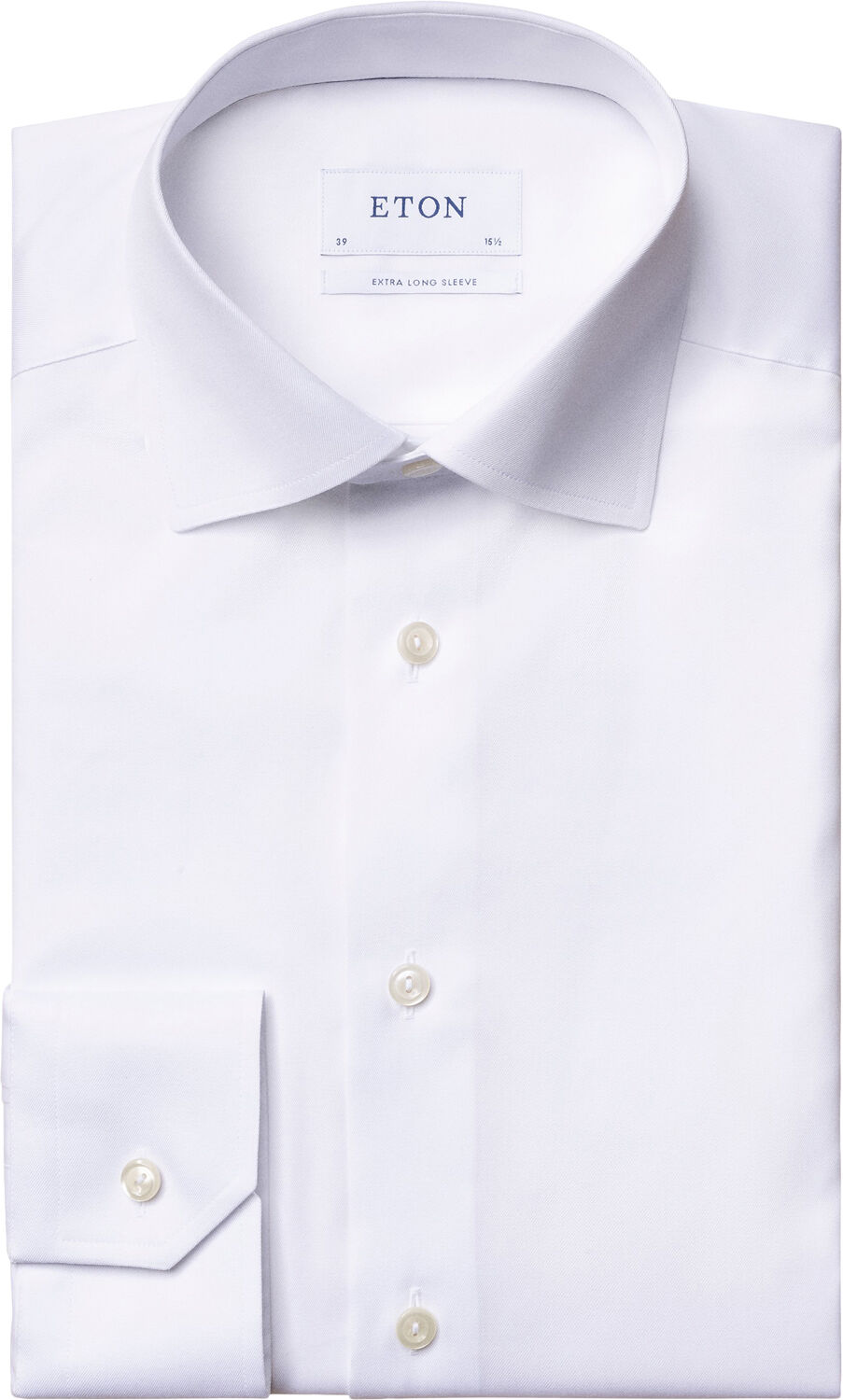 Light Blue Signature Twill Shirt Extra Long Sleeves - Contemporary Fi