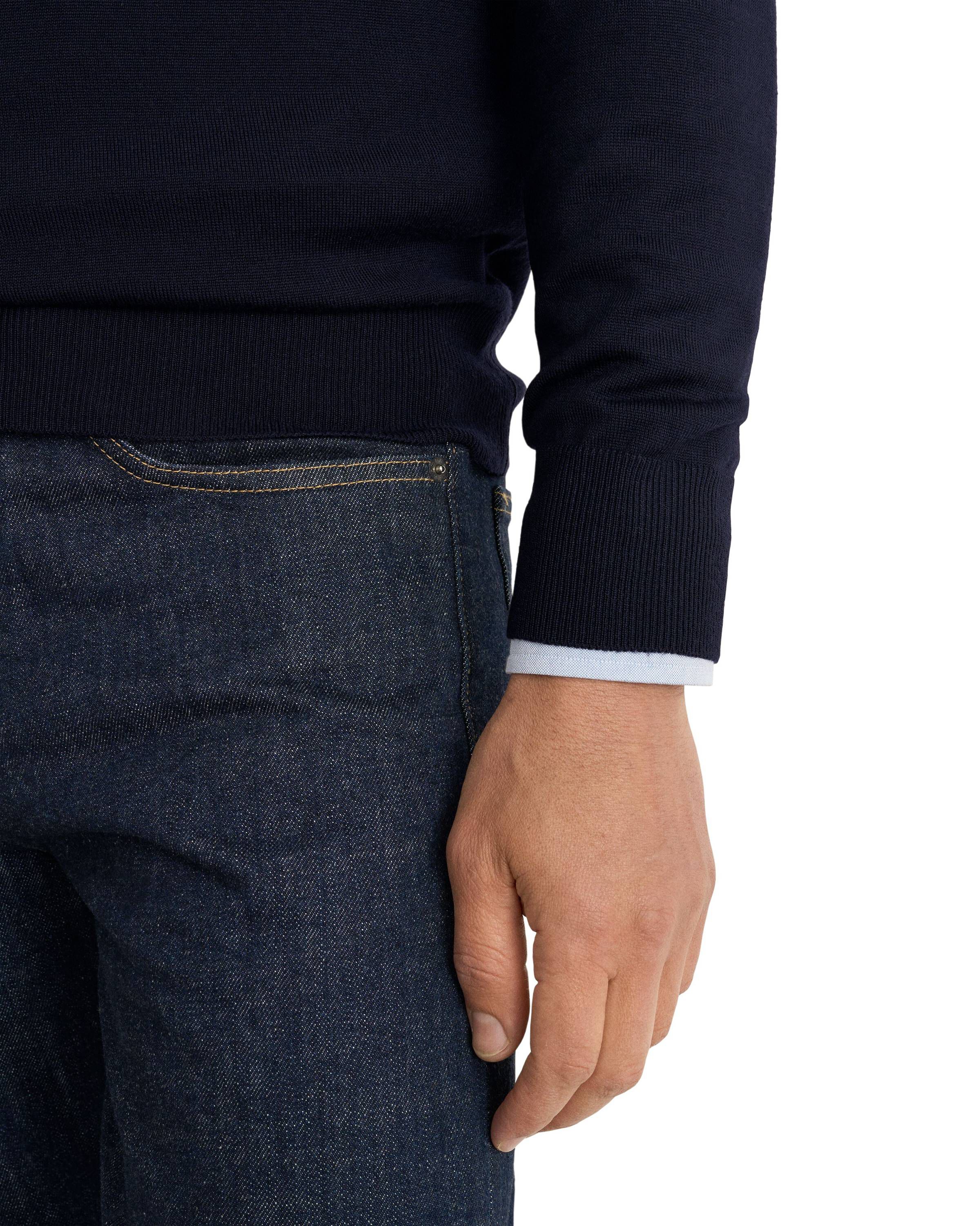 Merino Quarter Zip Knit Sweater