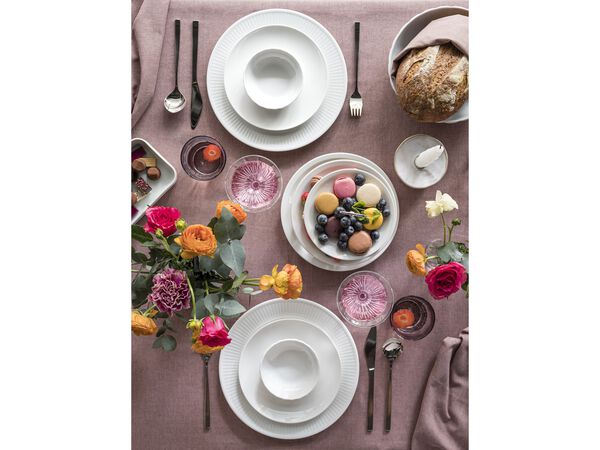 Bestikksett Fuga 16 deler Matt/Blankt stål