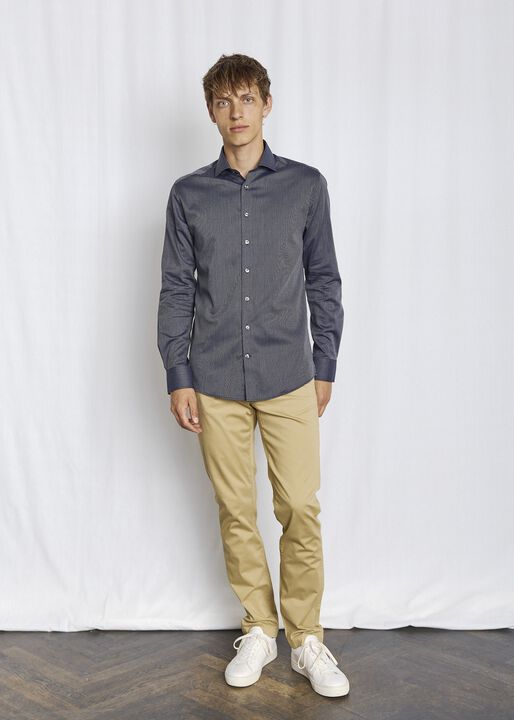 BS Gray Slim Fit Shirt