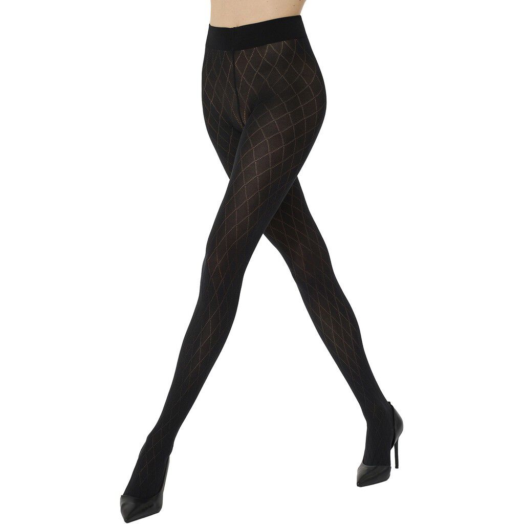 Cotton Diamond Tights