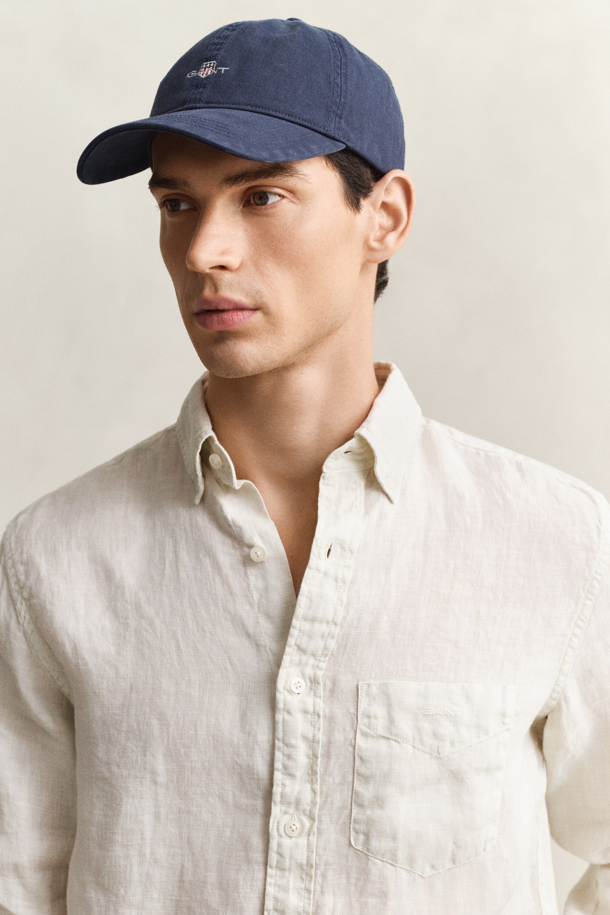 REG GMNT DYED LINEN SHIRT