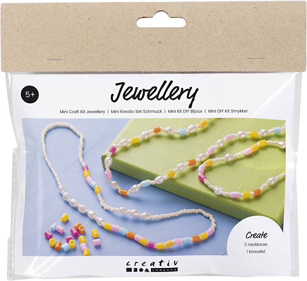 Mini DIY Kit Smykker, Halsk&aelig;de og armb&aring;nd