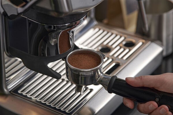 The Barista Express Impress Brushed Steel