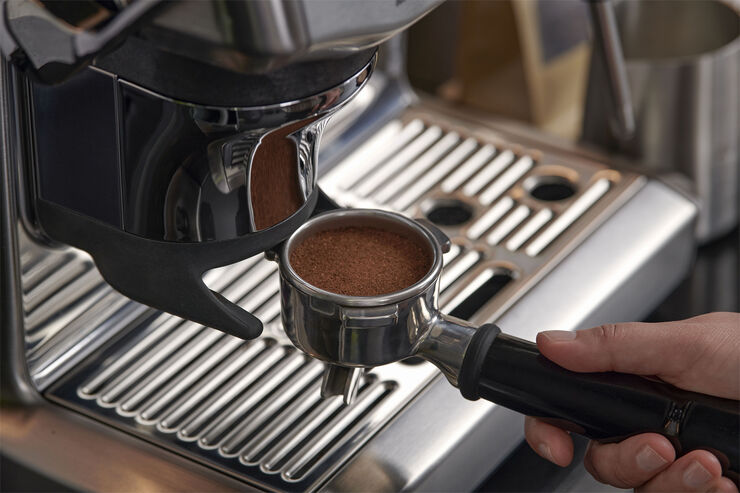 The Barista Express Impress Brushed Steel