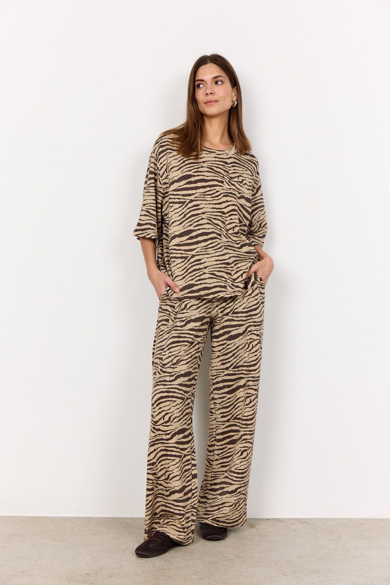 SC-SALOME 1 T-shirt M&oslash;rk brun