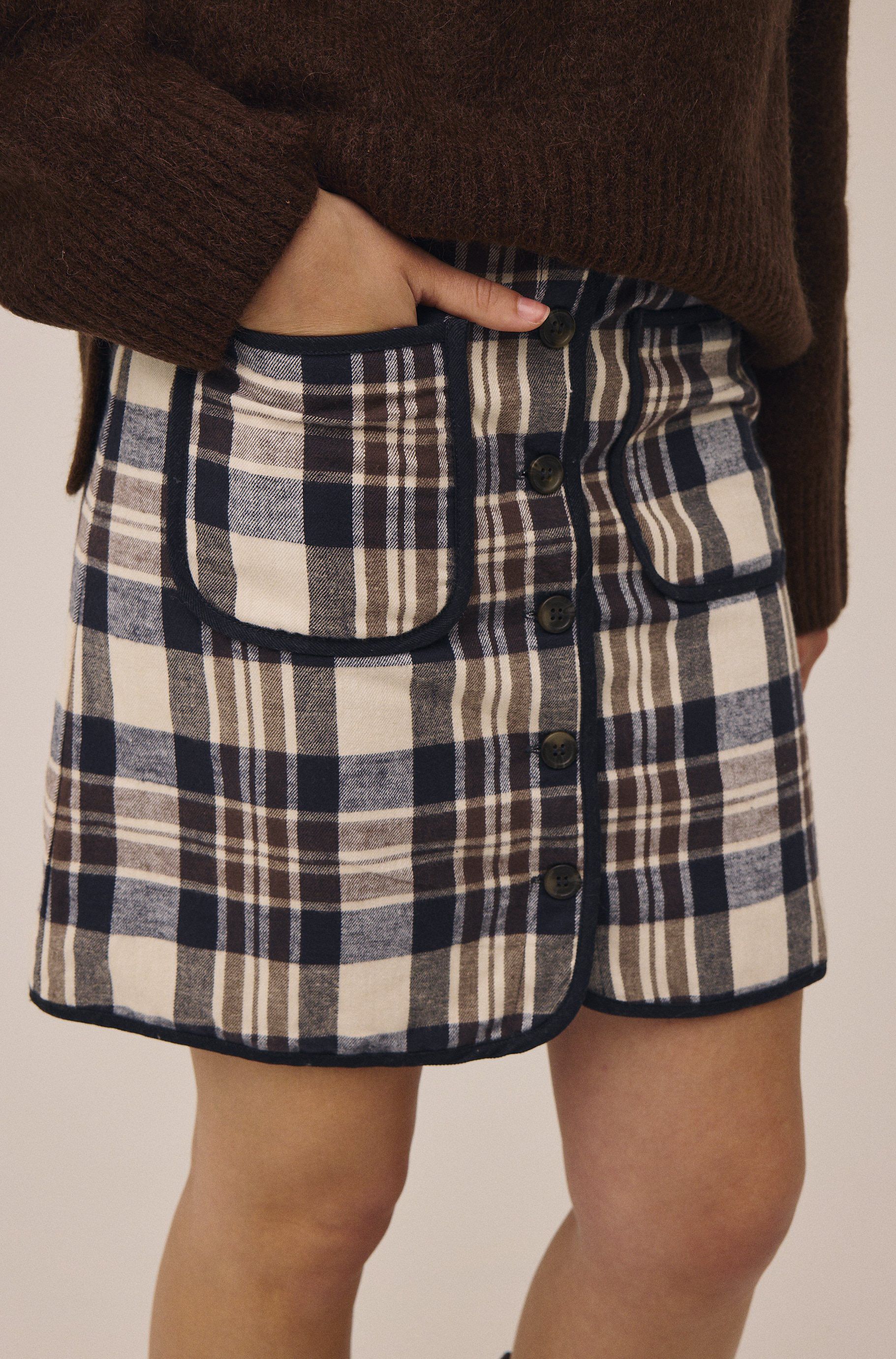 Check 7 skirt GOTS